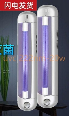 Lampe à induction de stérilisation UVC 20W pour la longueur de tissage maximale de la purification de l'air 222nm